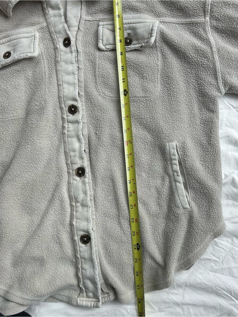Free People Ruby Jacket/Shacket In Stone - S - Picture 4 of 9